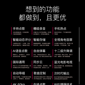 艾唱K8A2家庭ktv点歌机 卡拉ok触摸屏一体机点唱机专业家用唱歌机