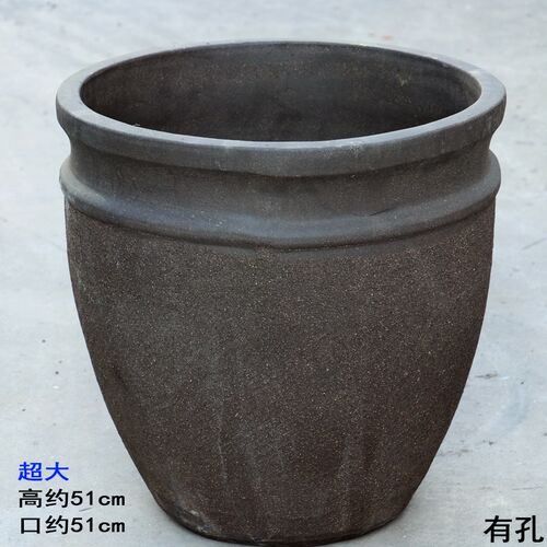 特大号落地盆景盆户外庭院景观种树种菜超大透气盆复古陶罐园林盆