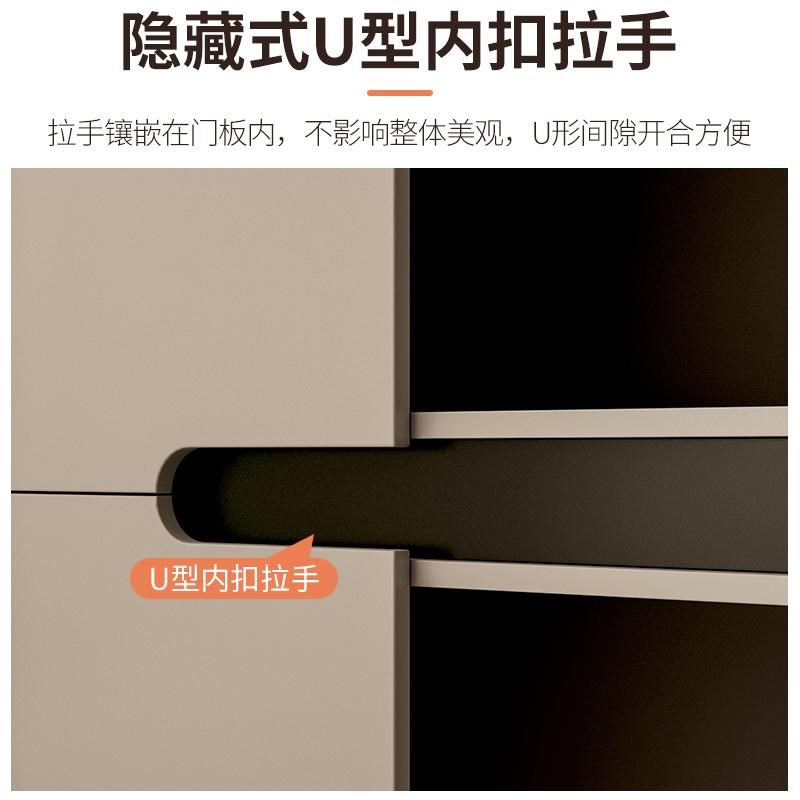 定制阳台柜储物防晒高柜靠墙实木置物架飘窗衣柜防水鞋柜子收纳柜