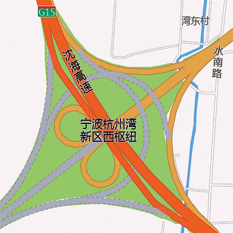 2025新款杭州湾新区地图贴图办公室挂图高清防水超大装饰画定制