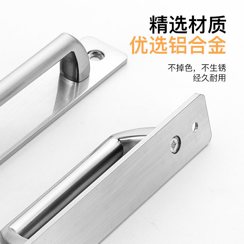 多翔实心加厚不锈钢明装拉手木门金属门推拉阳台柜门小把手免打孔