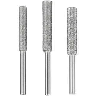 金刚砂磨头油锯链条磨头电链锯打磨工具陶瓷打磨头磨练机电动锉刀