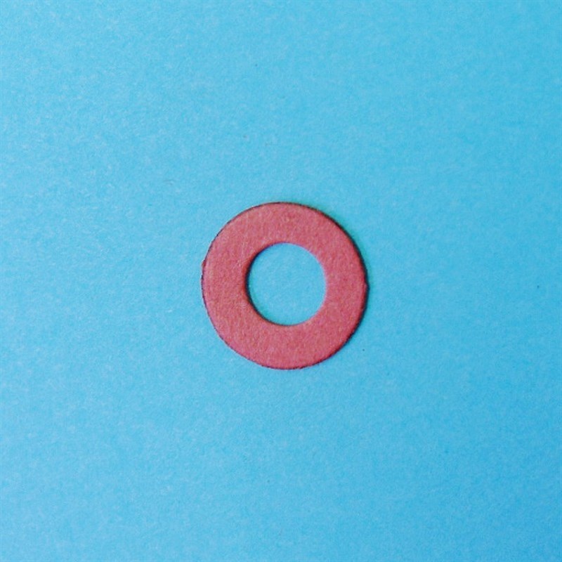 M4*8*厚0.5MM0.8MM1mm毫米螺丝垫圈红色快巴纸圆形绝缘垫片包邮