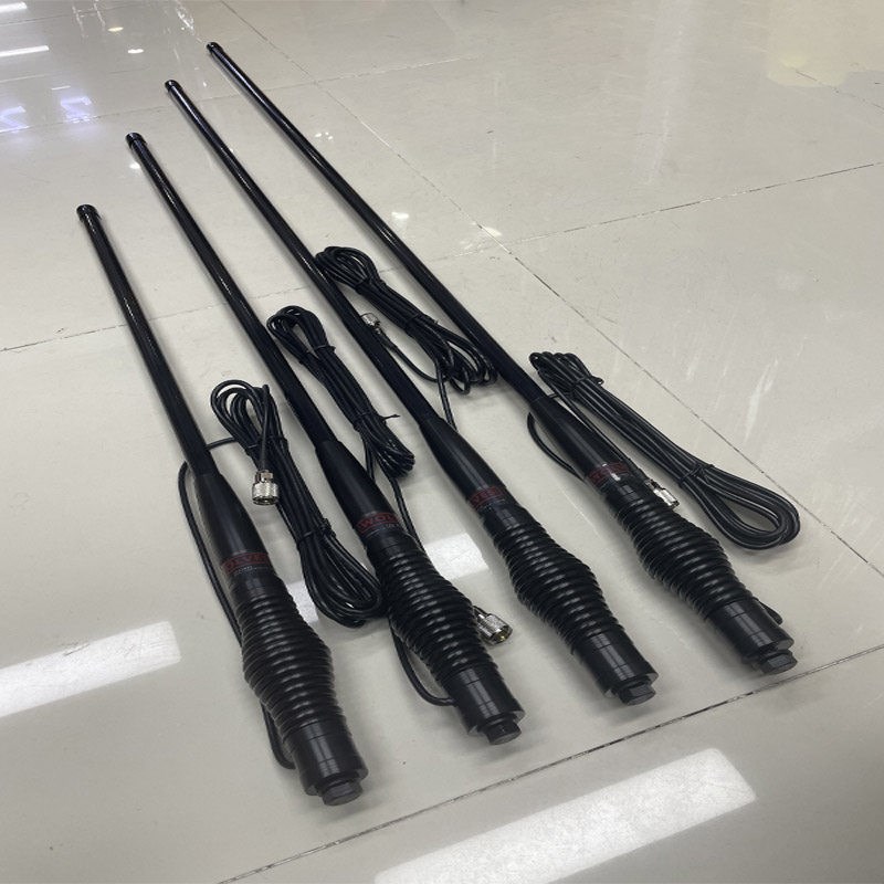 汽车车台对讲机天线保险杠竞技前杠牛栏杠加粗增强信号天线UV双段
