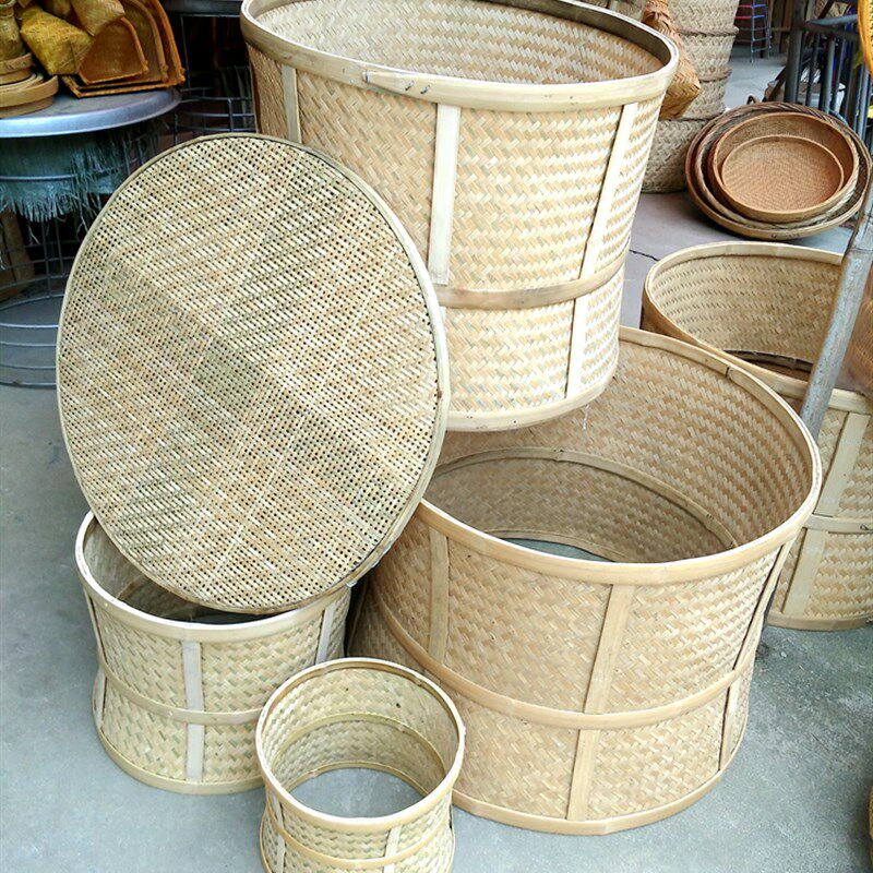 竹编烘焙笼 竹制品 茶叶烘焙机提香机药材食品烘烤 电竹焙笼烘兜
