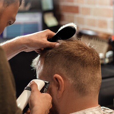 barber雕刻油头碎发刷剪发理发店扫碎发刷子发廊专用鬃毛清洁劲扫