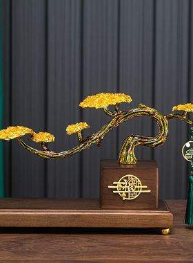 新中式酒柜摆件酒店装饰客厅玄关桌面办公室乔迁新居开业礼物高档