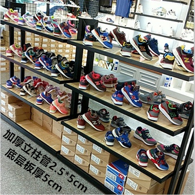 鞋店展示架 鞋包包货架 中岛双面鞋货架 店铺中间摆放童鞋架子
