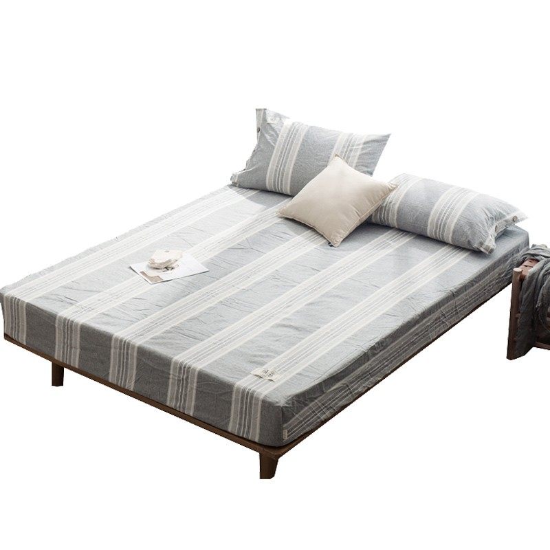 水洗自由棉床笠单件纯棉全棉床单床罩床套加厚席梦思床垫保护套子