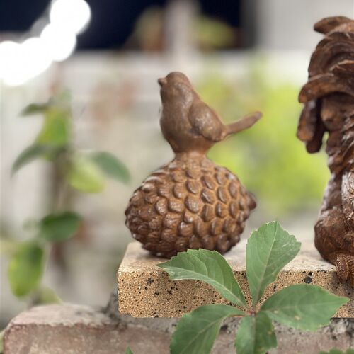 铸铁小鸟摆件花园装饰杂货
