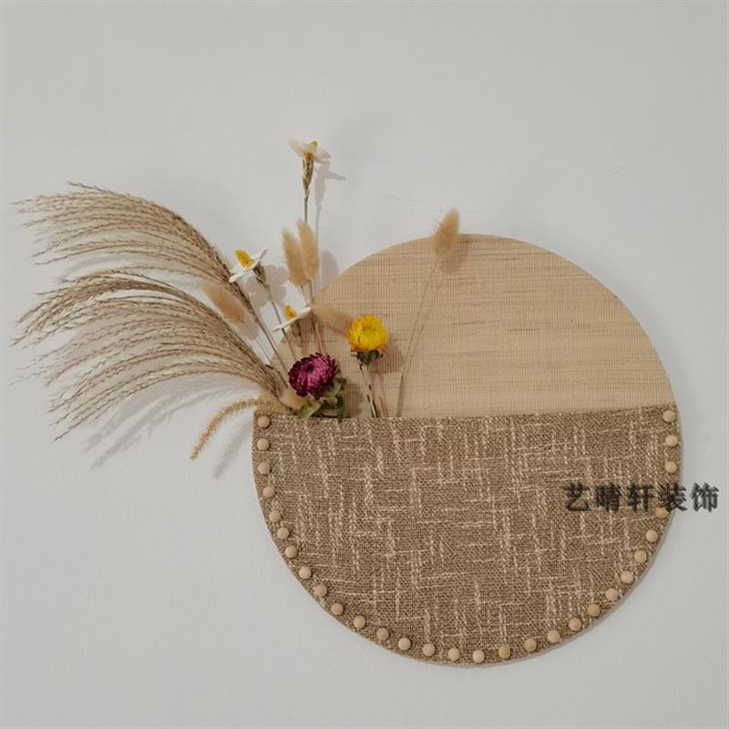 艺晴轩壁挂装饰画干花插画日式挂画民宿挂画玄关壁挂画3D立体画