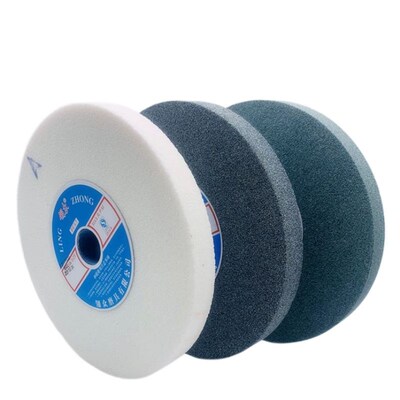 超细白刚玉砂轮片180/400/600/1000目2000白钢玉白玉刚绿碳磨刀机