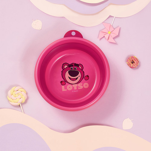 新款加厚耐用卡通折叠脸盆洗衣服泡脚便携可悬挂压缩伸缩盆子水盆