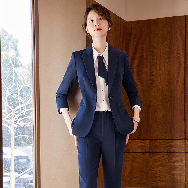 J-ME职业装女套装气质2025春季西服酒店经理管理层工作服行政西装