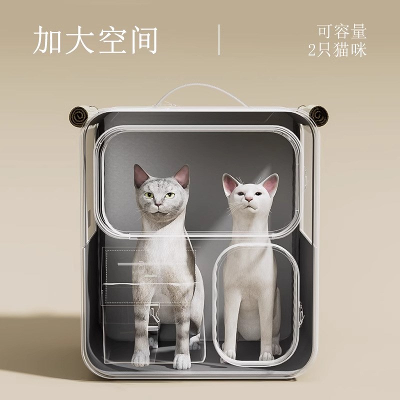 猫包外出便携猫咪背包宠物拉杆箱双肩包坐车器狗狗大容量行李箱
