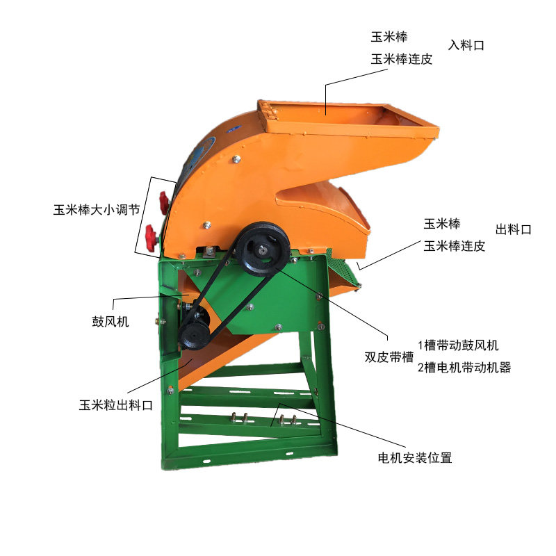 玉米脱粒机 家用 电动 扒包苞谷机器 剥玉米神器小型干玉米剥粒器