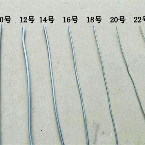 镀锌铁丝绑扎丝8 10 12 14 16 18号搭大棚园艺手工工地建筑铁丝线