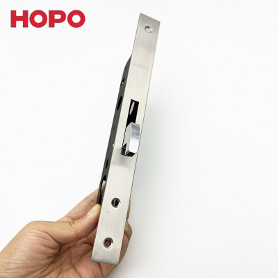 HOPO好博断桥铝合金推拉门锁单钩锁体移门阳台玻璃门锁芯钩子锁