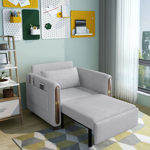 沙发床两用单人阳台宽80小户型1米宽网红多功能折叠床2021年新款