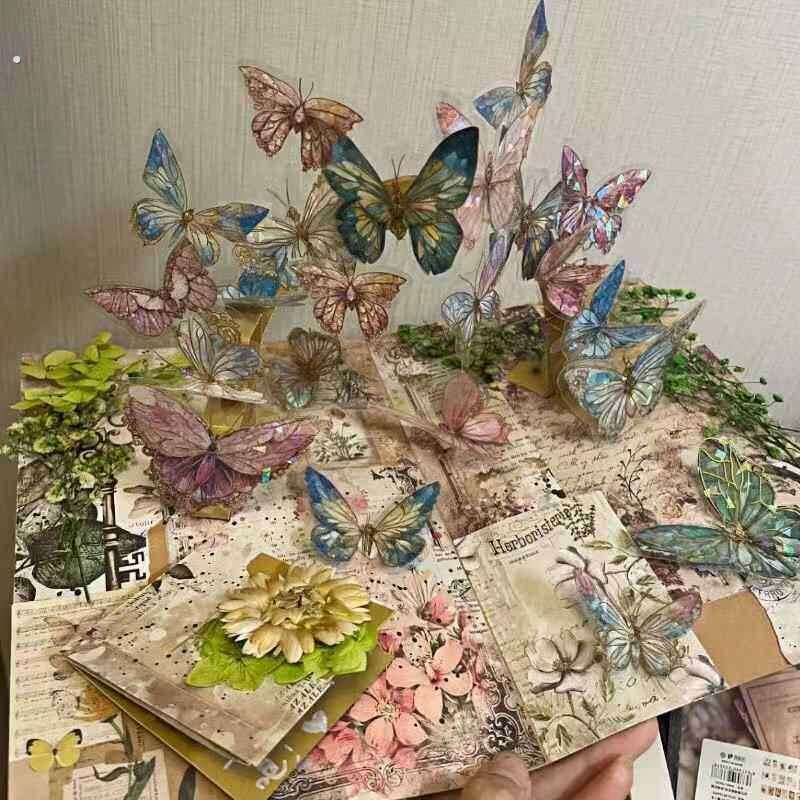 蝴蝶立体书本自制手工礼物创意手作生日礼物送女生闺蜜女朋友