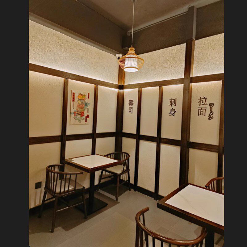 实木餐椅榫卯扶手靠背北欧简约椅子餐厅酒店民宿圈椅围椅可定制