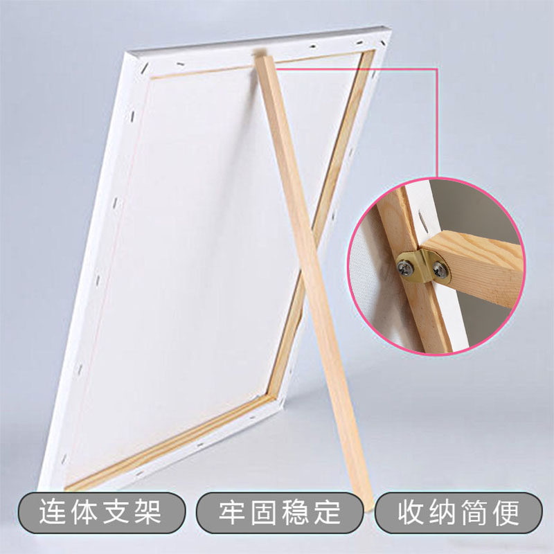 diy手绘丙烯填色减压数字油画北欧风景花卉卡通人物客厅装饰40x50
