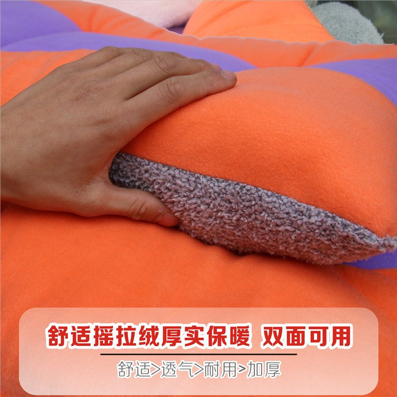 宠物窝床垫狗窝猫窝金毛中大型犬加厚狗垫子冬季保暖泰迪棉绒垫窝