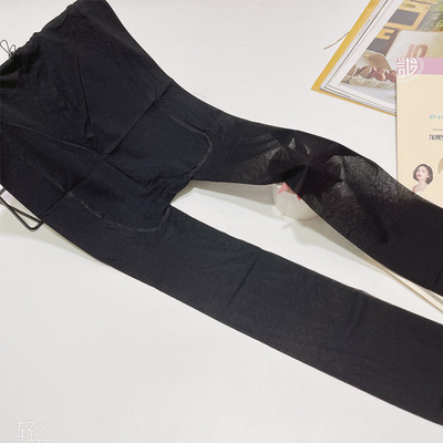 5双装飘花伊人5119B超薄加大码连裤脚尖透明防勾丝任意剪肉色丝袜