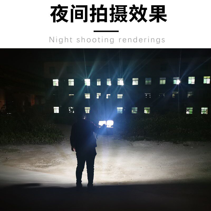 50W高亮消防疏散应急灯LED停电家用酒店充电式超长续航双头照明灯
