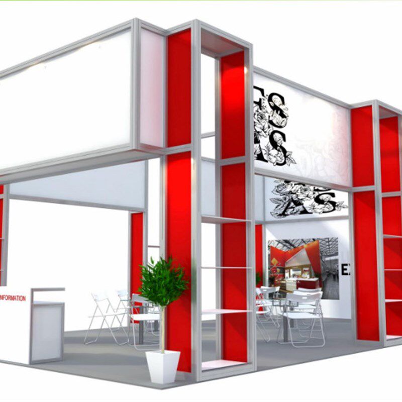 新型铝料特装搭建材料 80方铝型材 四面开口方柱新拆装搭展馆专用