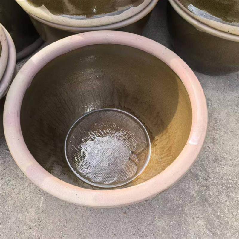 陶瓷荷花缸睡莲缸水缸储水米缸养鱼养荷花酱缸200斤
