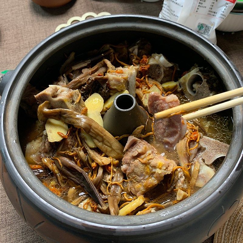 云南汽锅鸡建水紫陶黑陶汽锅多层家用蒸汽锅电气锅气锅鸡砂锅煲汤