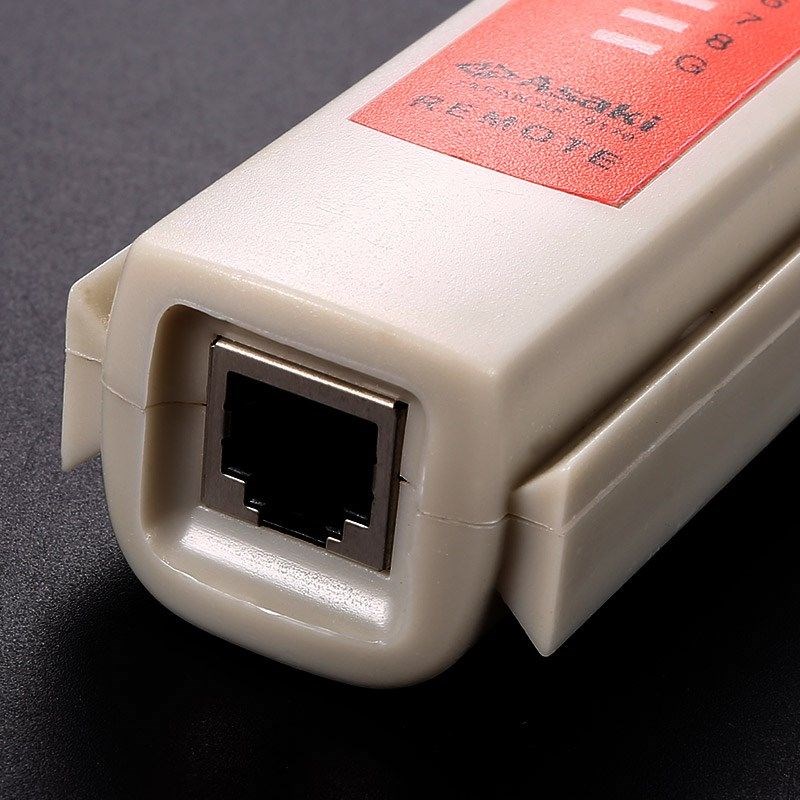 雅赛崎多功能网路测试仪宽带电话线专业检测工具两用网路线讯号通