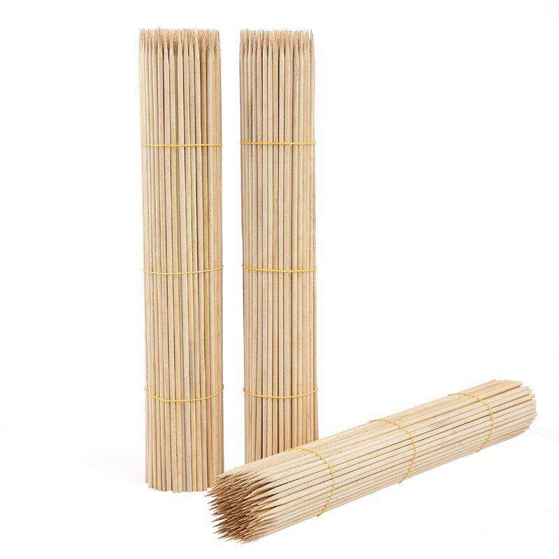 整箱商用烧烤竹签40cm*4.0mm大肉串烤肠粗竹签DIY手工一次性签子
