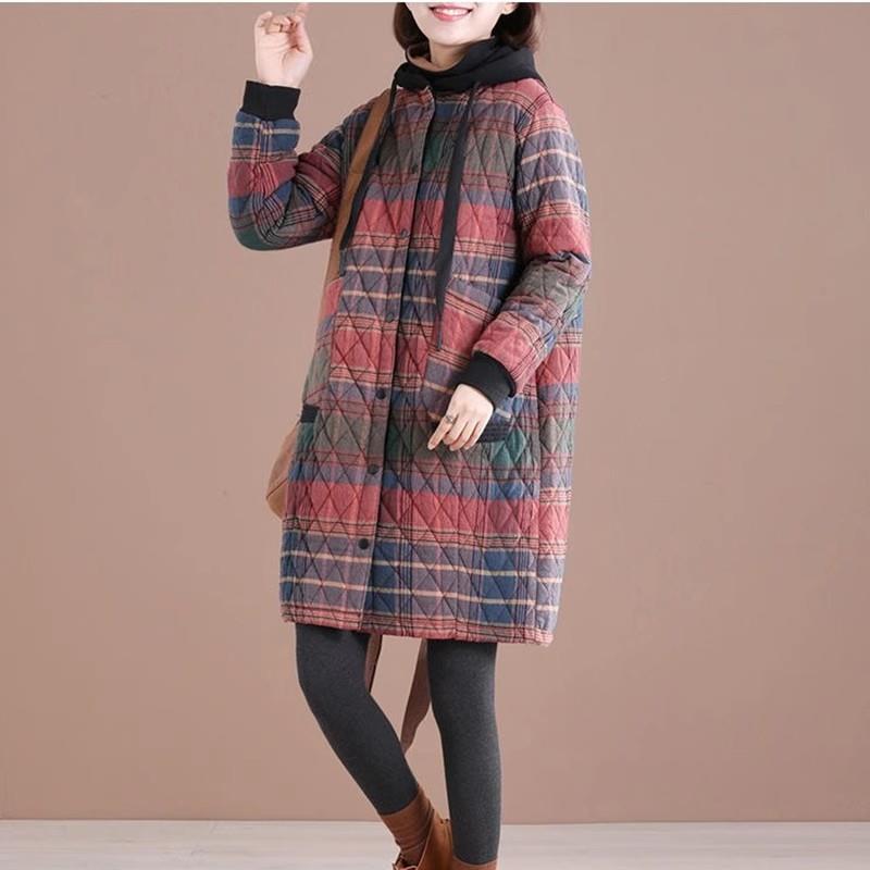 女士干活专用罩衣干活穿的老年人外穿秋冬工装工作服冬季加绒加厚