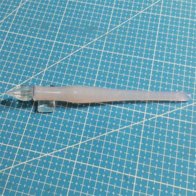 国产晟宗琦玻璃笔 手工水晶笔 蘸水笔文具个性定制玻璃钢笔