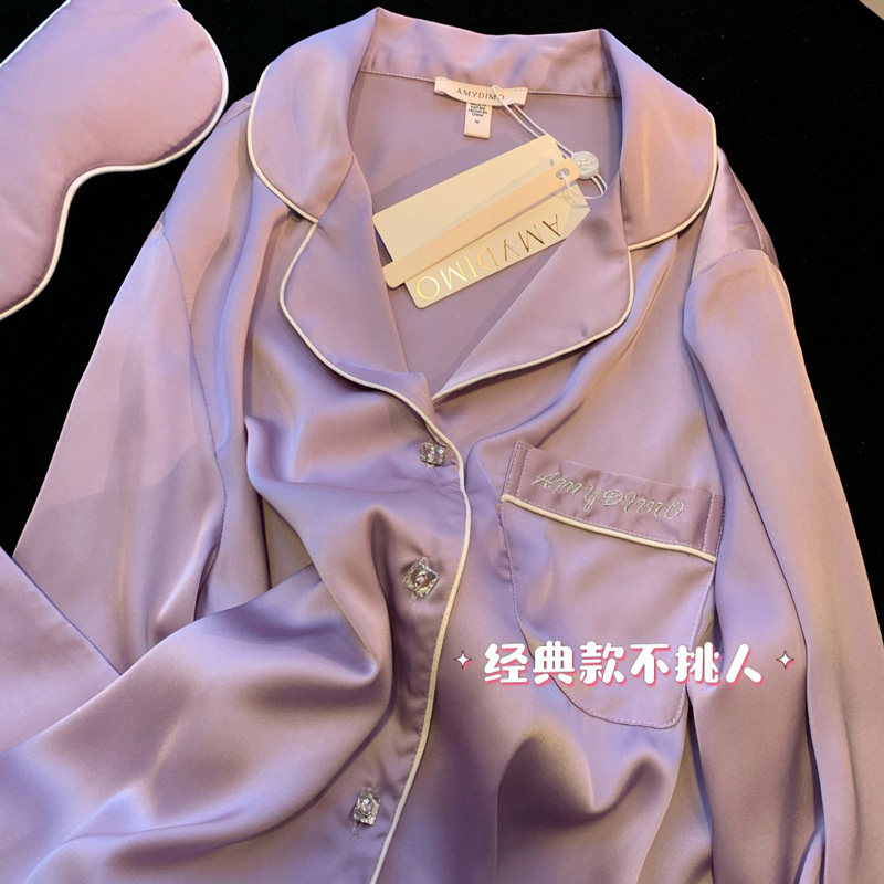 正品真丝睡衣套装女夏季短袖新款桑蚕丝高级感礼盒丝绸高档家居服