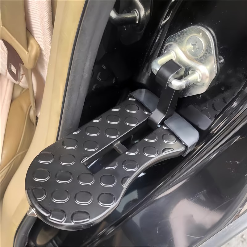 汽车通用攀爬车顶门锁扣折叠脚踏板脚蹬登顶辅助梯多功能挂钩踏板