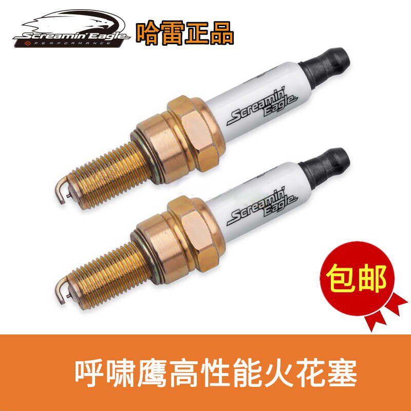 哈雷呼啸鹰铂金火花塞原厂高性能咀嘴摩托机车883肥仔1200街霸x48