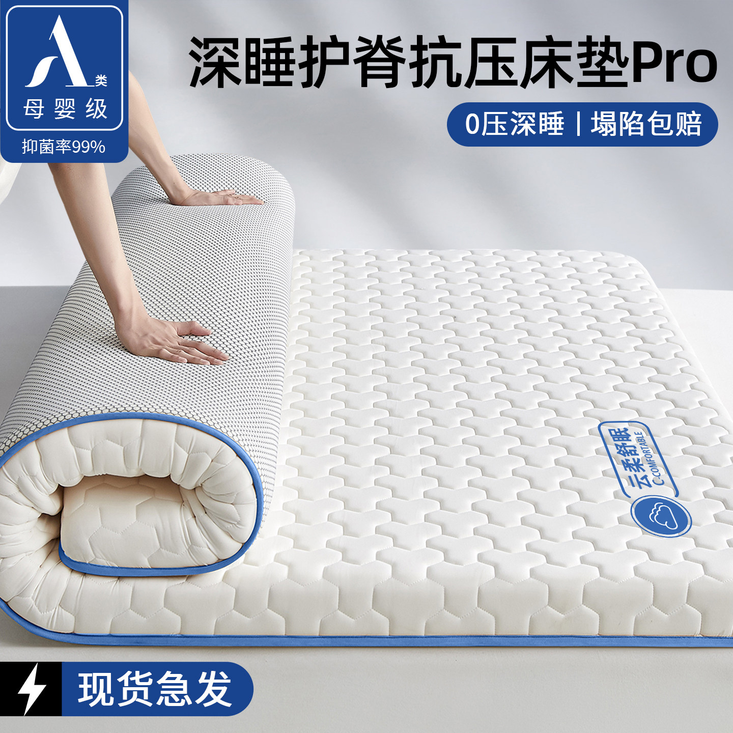 乳胶床垫软垫家用卧室榻榻米垫子图片