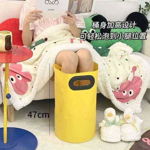 家用养生泡脚桶便携可折叠高深过小腿加厚熏蒸保温足浴桶女洗脚盆
