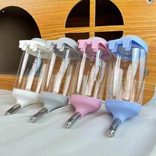 仓鼠专用水壶真空饮水器不锈钢滚珠防漏立式喝水樽兔子龙猫荷兰猪