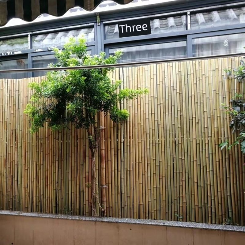 竹栅栏栅栏室外栅栏隔断竹室内防腐竹排栅栏花园庭院栅栏竹屏风