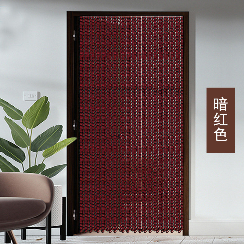 加密竹帘防蚊蝇珠帘玄关隔断帘装饰门帘入户门挡苍蝇饭店门市挂帘