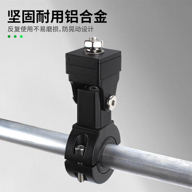 巡航摩托射灯快拆支架万向调节街车外置射灯保险杠灯座改装通用