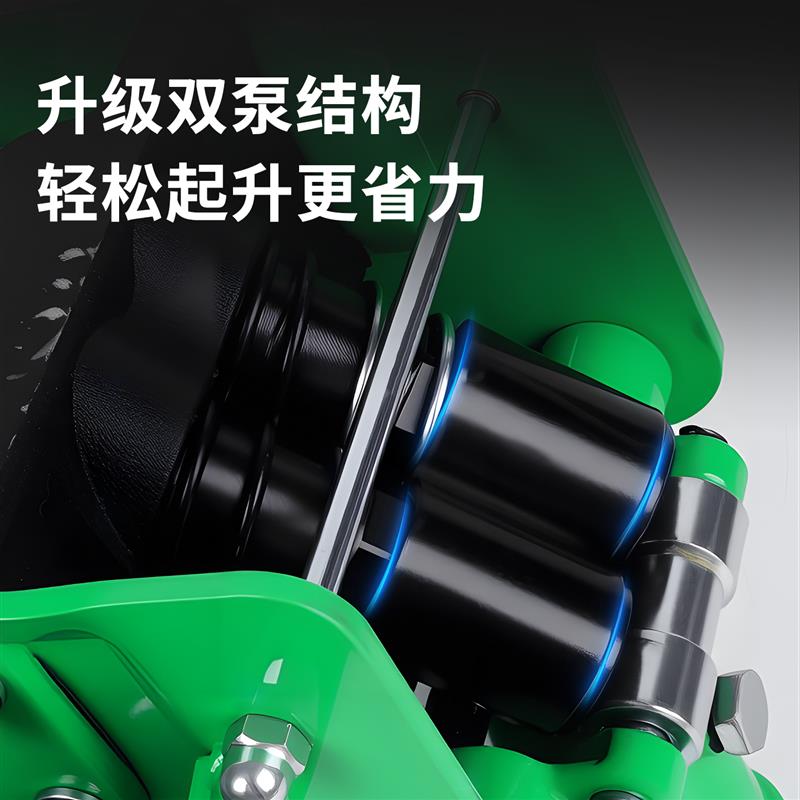2025款修理厂换胎工具千斤顶汽修专用卧式液压双泵3吨2.5吨加厚款
