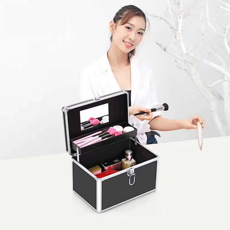 化妆箱手提大容量便携化妆品收纳盒网红多层美甲美睫纹绣工具箱子