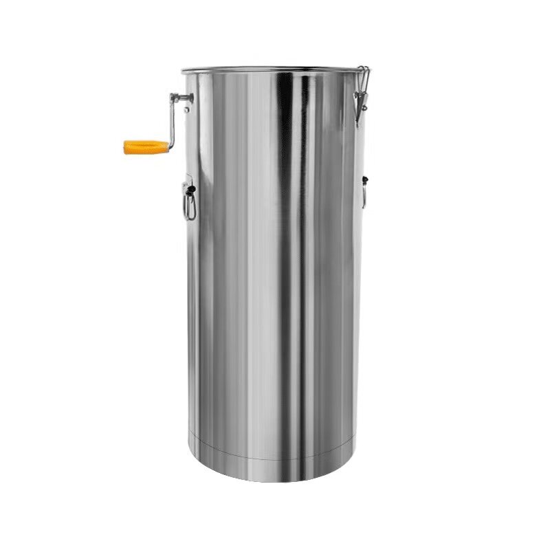 摇蜜机小型家用加厚全不锈钢摇糖机甩蜜机中蜂养蜂工具蜂蜜打糖机
