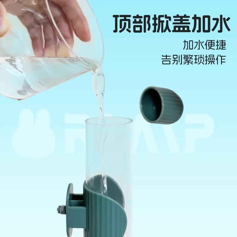 鹦鹉饮水器鸟用撞针水壶掀盖加水大中小型玄凤虎皮自动喂水续水器
