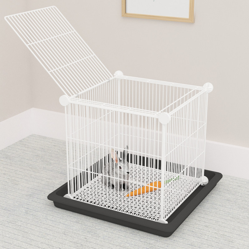 兔笼子防喷尿自动清粪家用大号荷兰猪豚鼠宠物兔屋窝用品室内专用